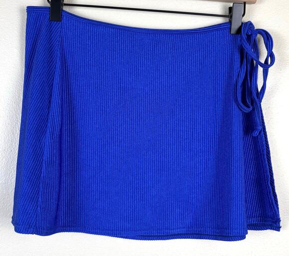 Catalina Other - Catalina Cobalt Blue Mini Skirt Slit Cover Up One Size